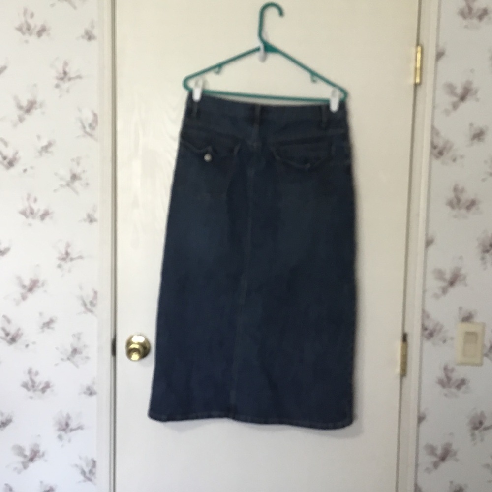 Vintage Denim Maxi Skirt - Picture 5 of 7
